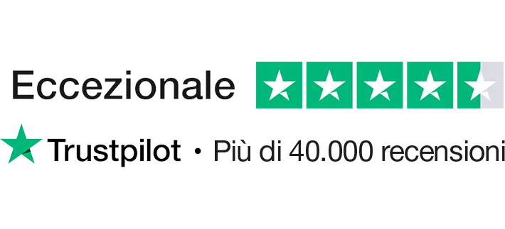 Prestito Personale - Recensioni TrustPilot: 4.5 su 5 basato su più di 35000 recensioni